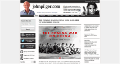 Desktop Screenshot of johnpilger.com